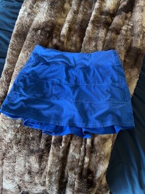 lululemon athletica Electric Blue Athletic Skort
